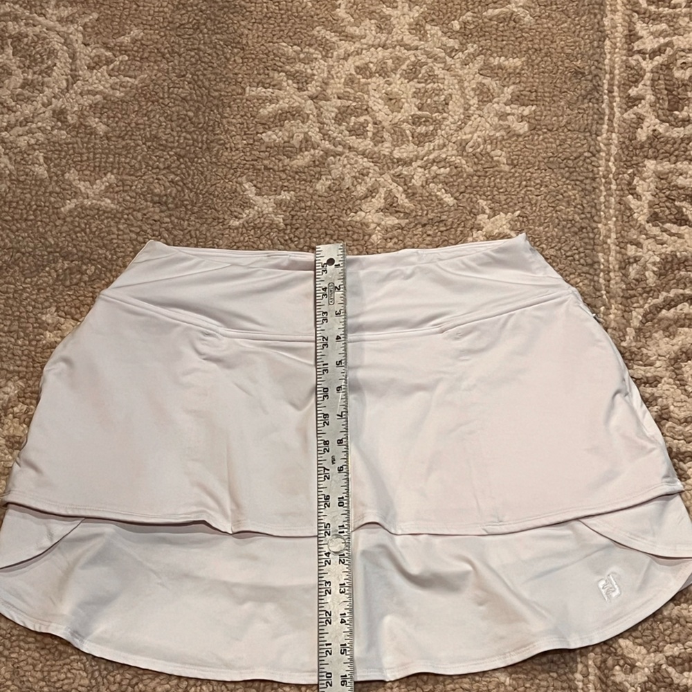 Footjoy White Layered Golf Skort